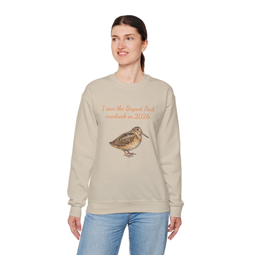Bryant Park American Woodcock Sweatshirt | NYC Bird Lover Sweater