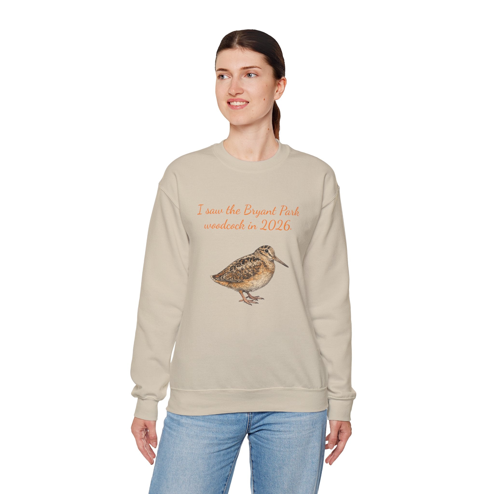 Bryant Park American Woodcock Sweatshirt | NYC Bird Lover Sweater