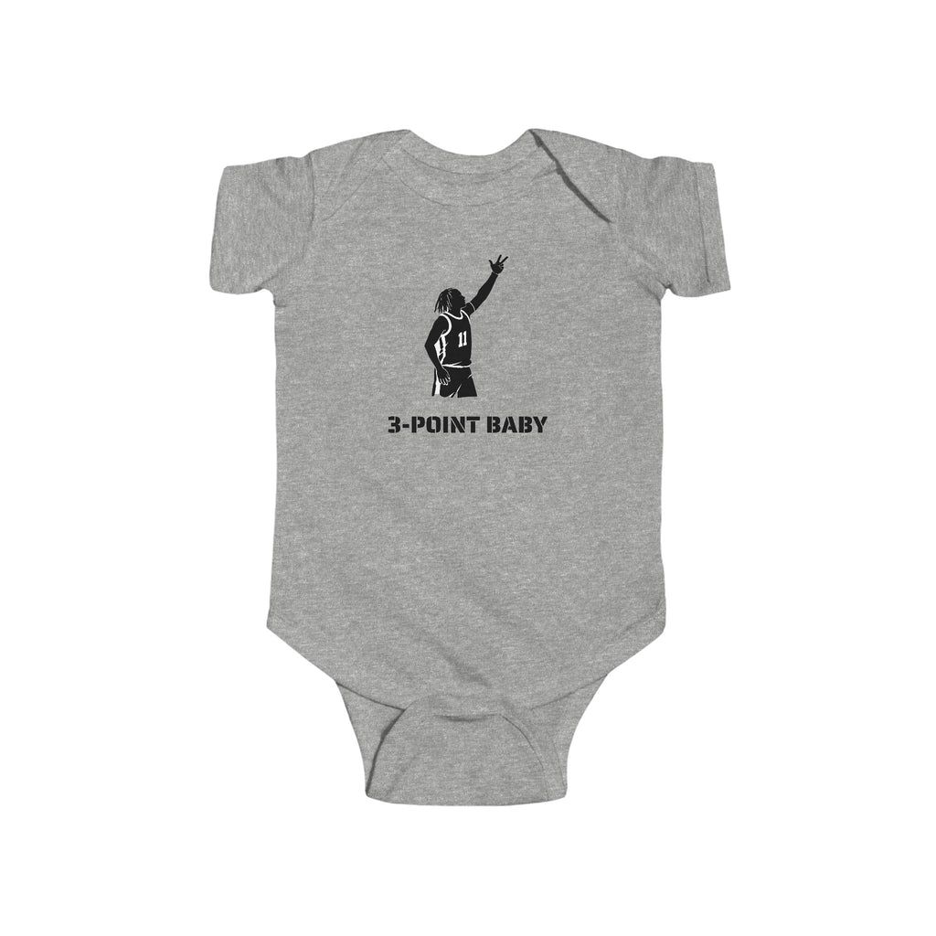 Jalen Brunson 3-Point Baby NYC baby bodysuit | New York Basketball Infant Onesie 2