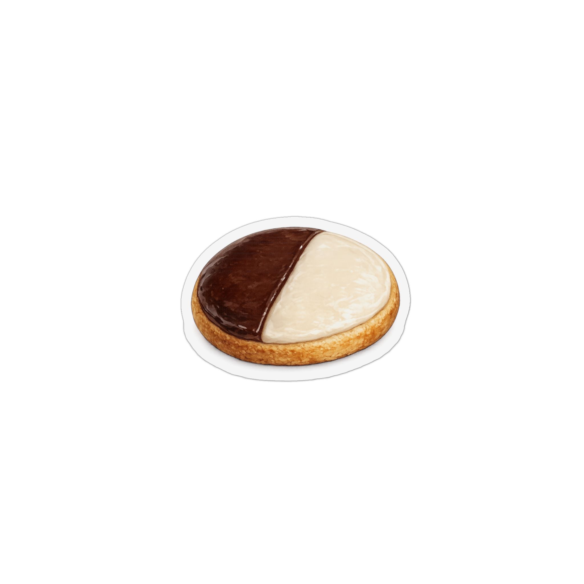 Black and White Cookie Magnet | Pastry Fridge Magnet