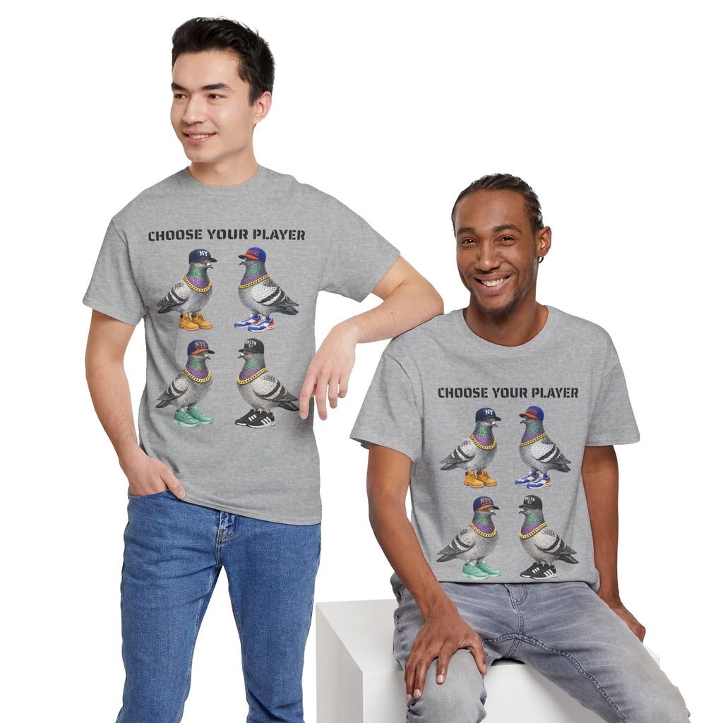 New York Sports Fan NYC Pigeon T-Shirt | NYC Baseball Basketball Fan Basketball Fan Tee