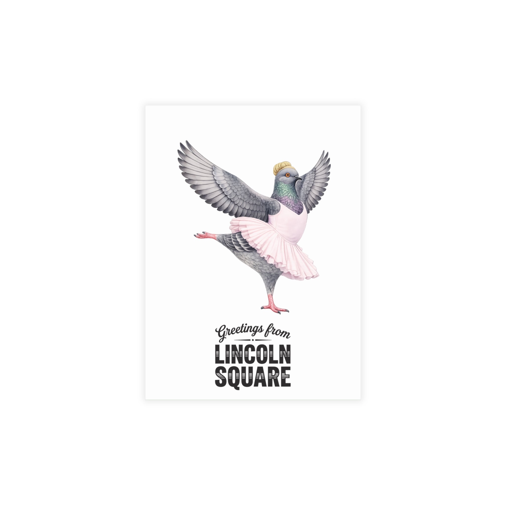 Lincoln Square NYC Pigeon Postcard Bundle (envelopes included)
