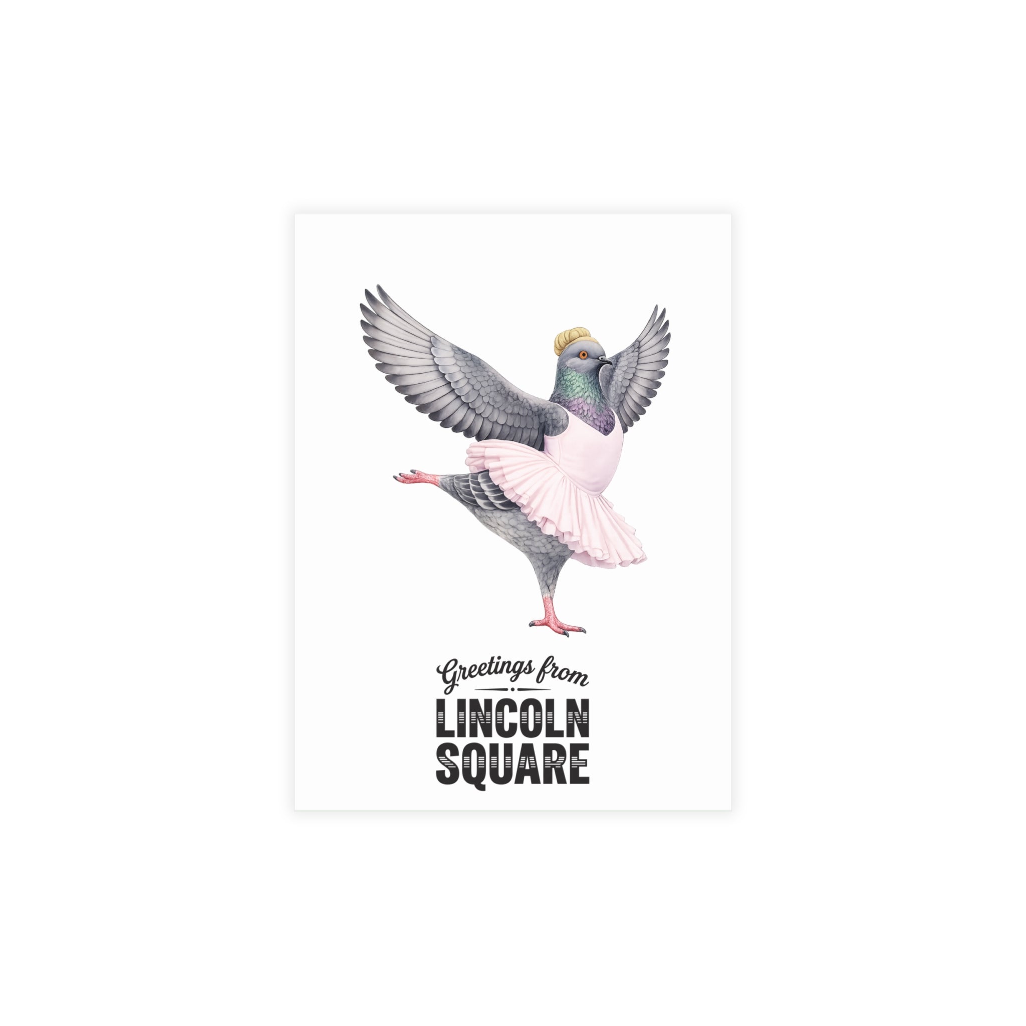 Lincoln Square NYC Pigeon Postcard Bundle (envelopes included)
