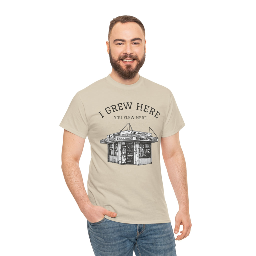 Bodega T-Shirt | New York I Grew Here You Flew Here Tee