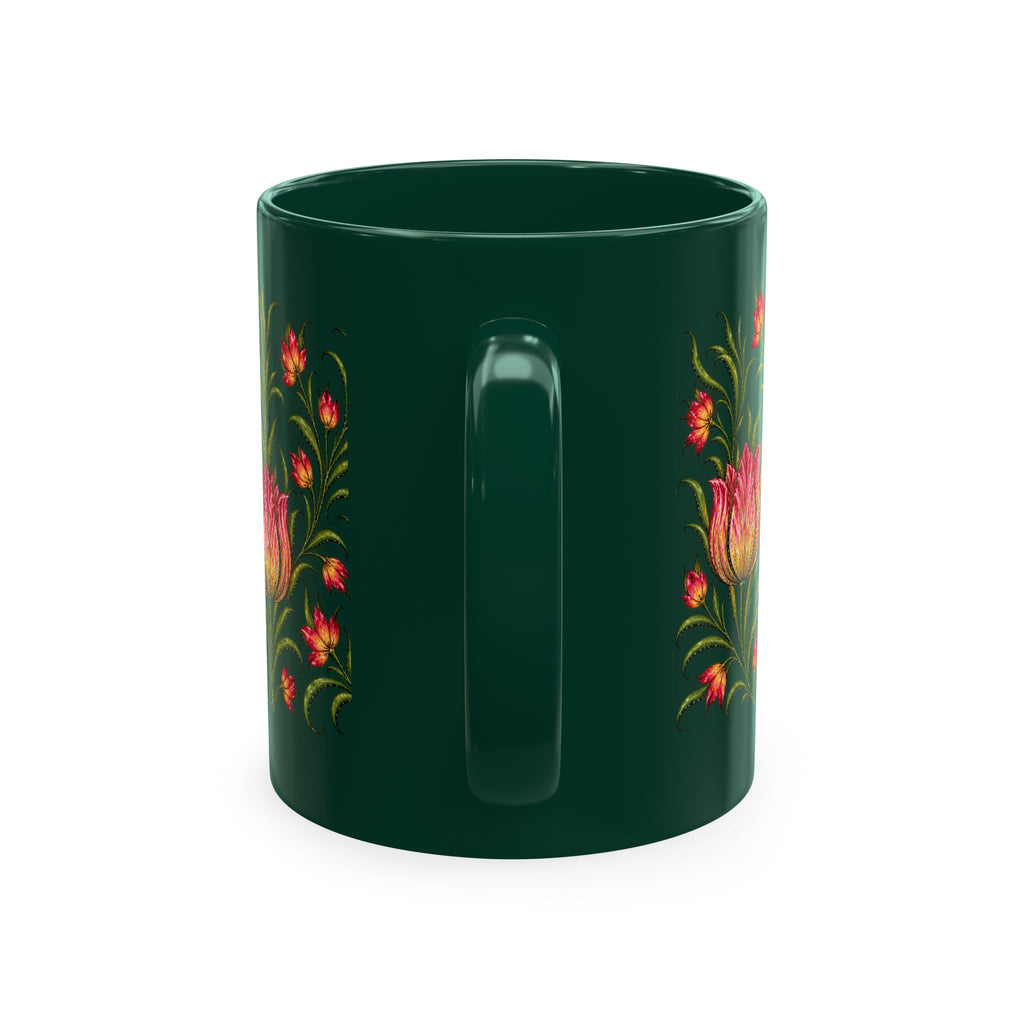 Floral Pattern Ceramic Mug — Botanic Garden Tea Coffee Cup