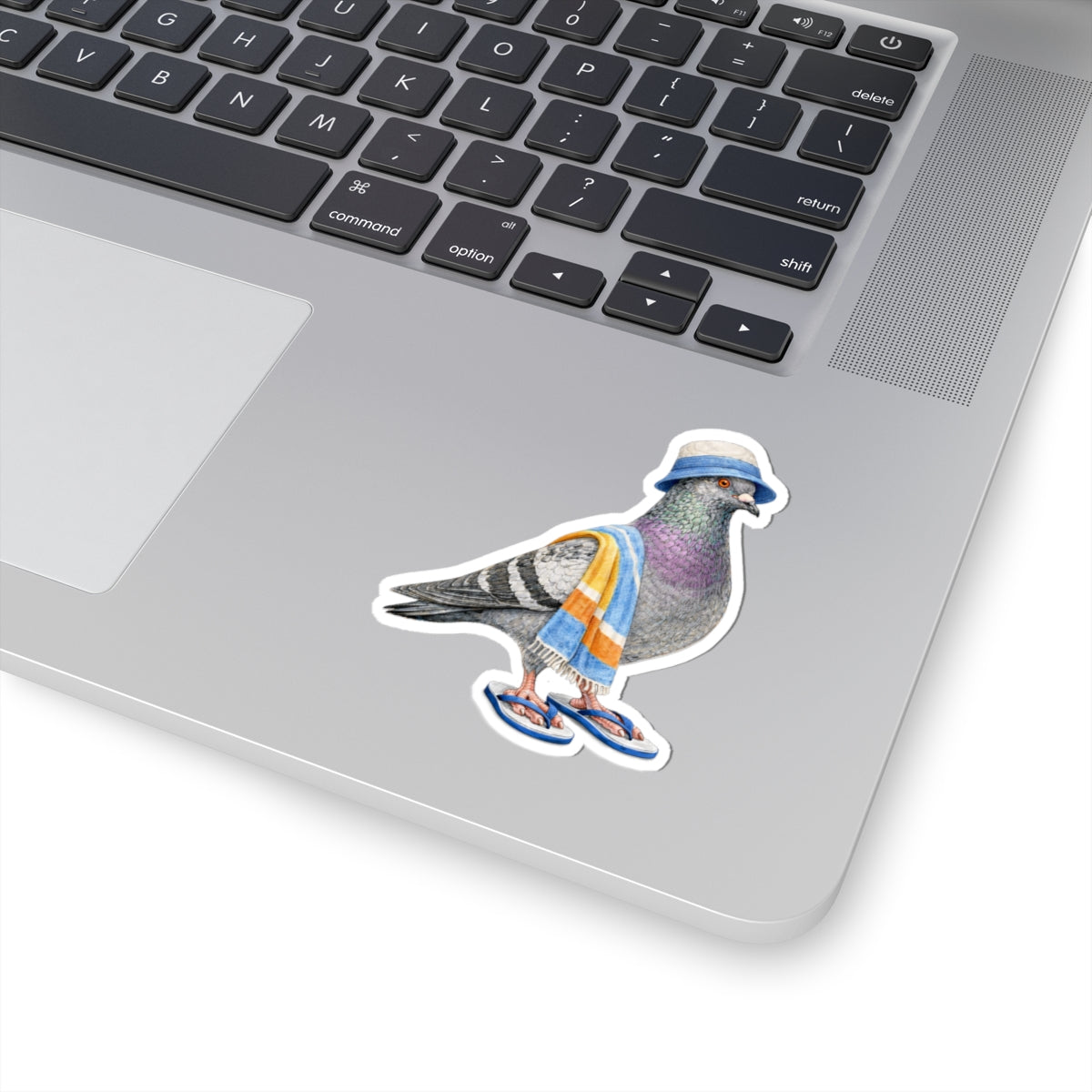 Coney Island NYC Pigeon 3" x 3" Sticker