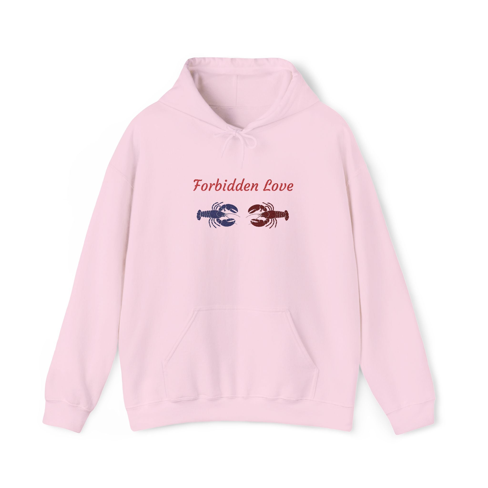 Hamptons Forbidden Love Hoodie — Lobster Romeo and Juliet Pullover