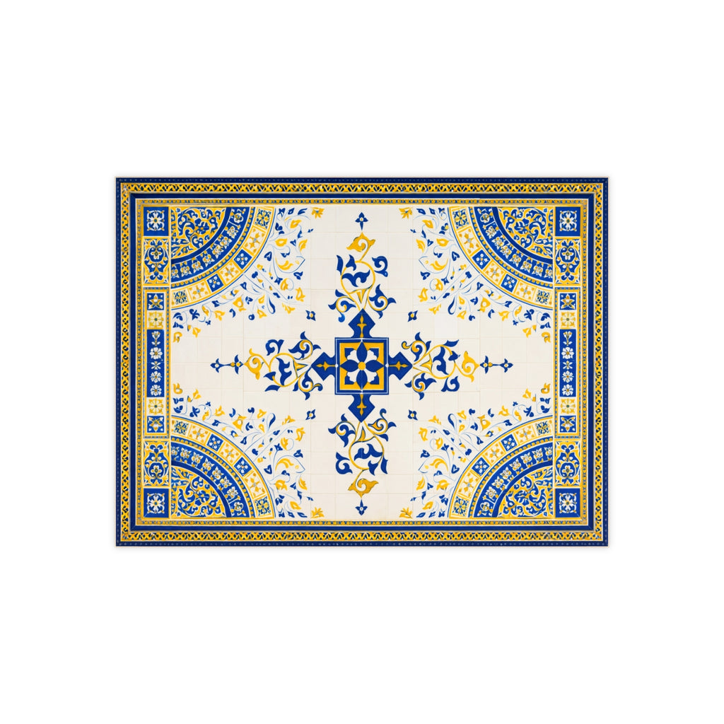 Bethesda Fountain Ceramic Kitchen Backsplash Tile | Central Park Bethesda Terrace Arcade Decorative 6" x 8" Shower Bath Tile