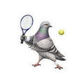 Forest Hills NYC Pigeon 3" x 3" Sticker