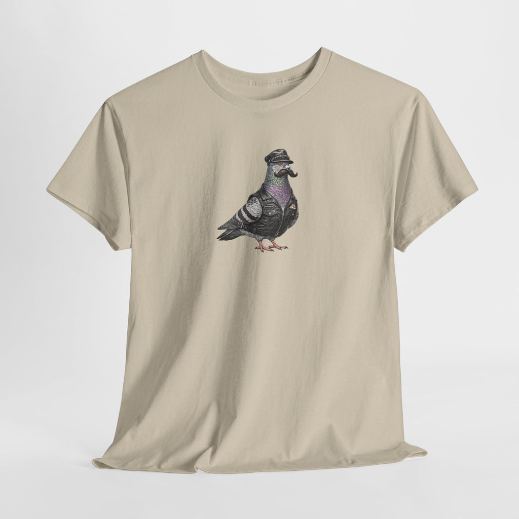 Customizable Chelsea NYC Pigeon T-Shirt | Motorcycle Rider Tee