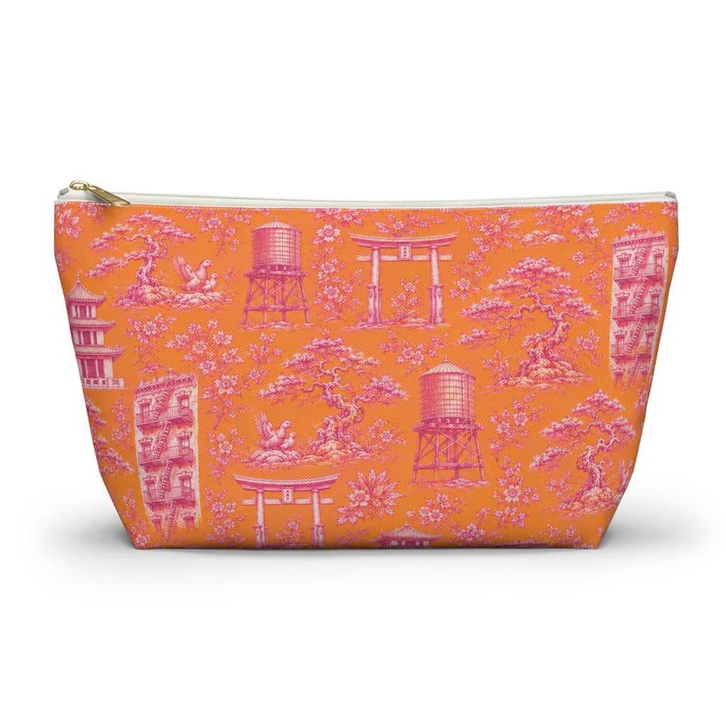 New York Chinatown Mahjong Tile Pouch —  T-Bottom Travel Bag