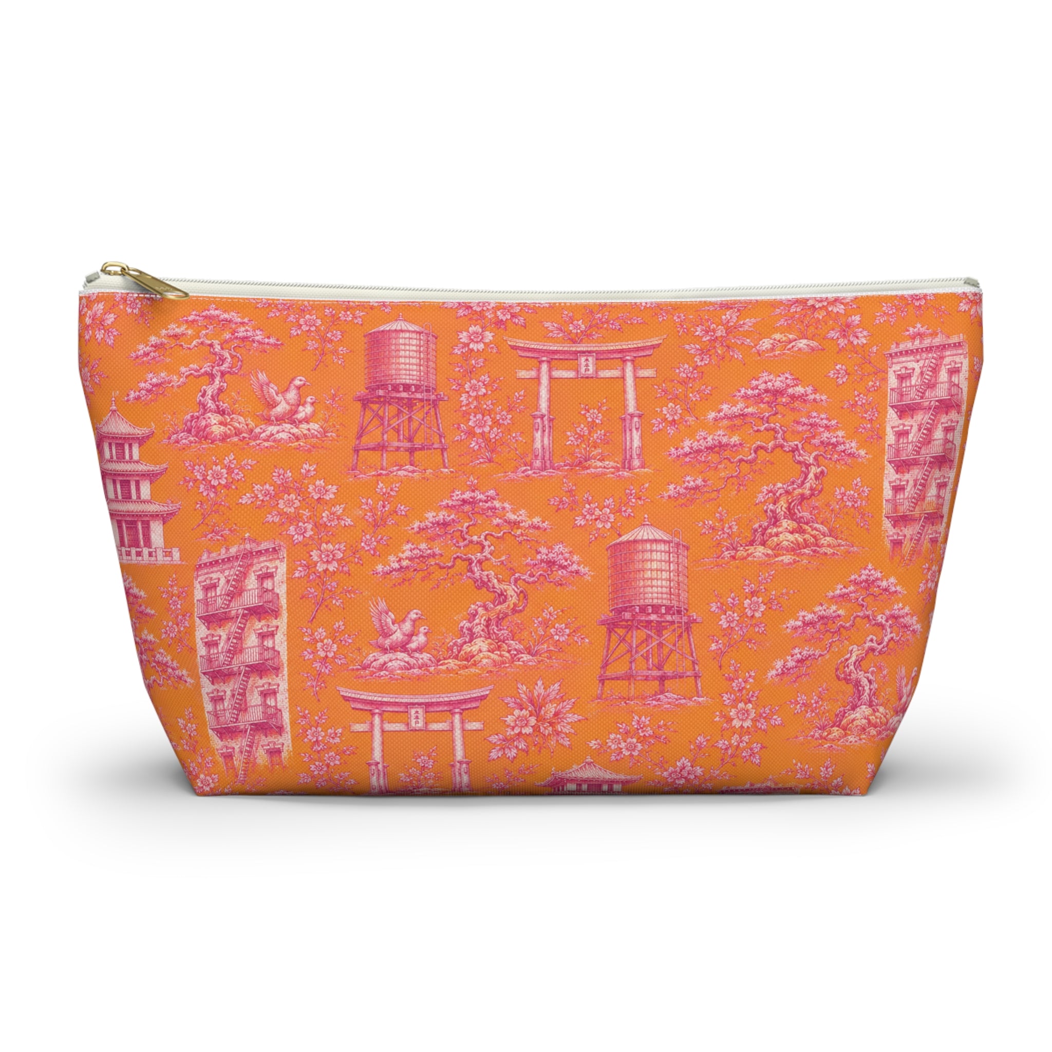 New York Chinatown Mahjong Tile Pouch —  T-Bottom Travel Bag