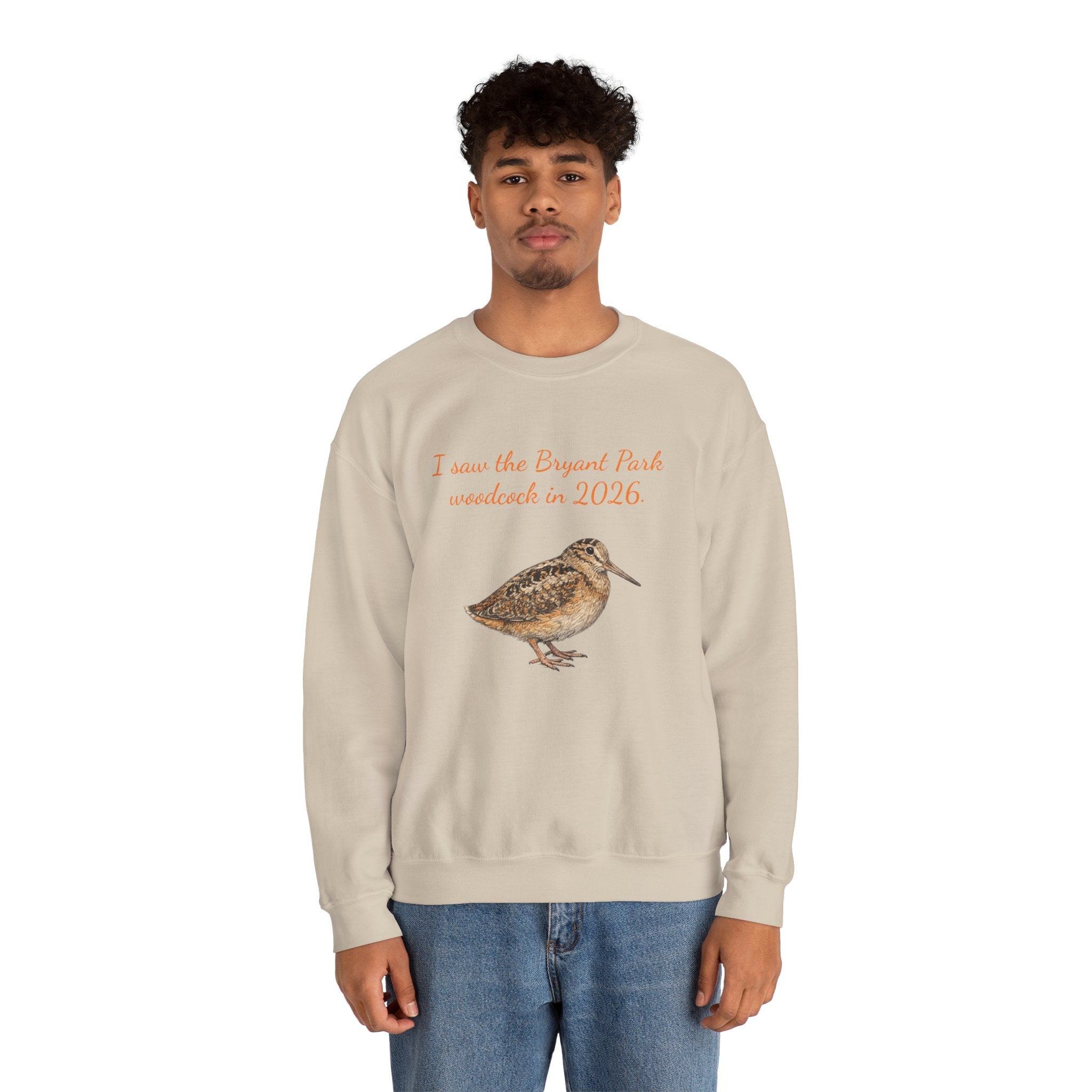 Bryant Park American Woodcock Sweatshirt | NYC Bird Lover Sweater
