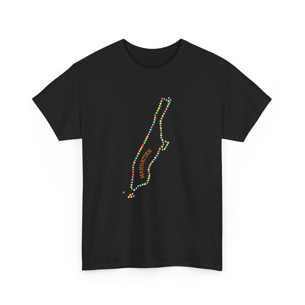 Manhattan Map T-Shirt | Subway Signs Tee