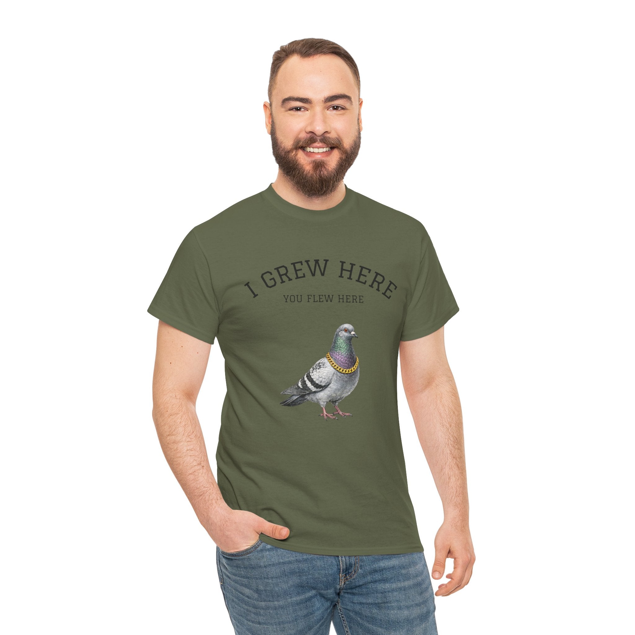NYC Pigeon T-Shirt | I Grew Here You Grew Here Tee