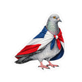 Washington Heights NYC Pigeon 3" x 3" Sticker