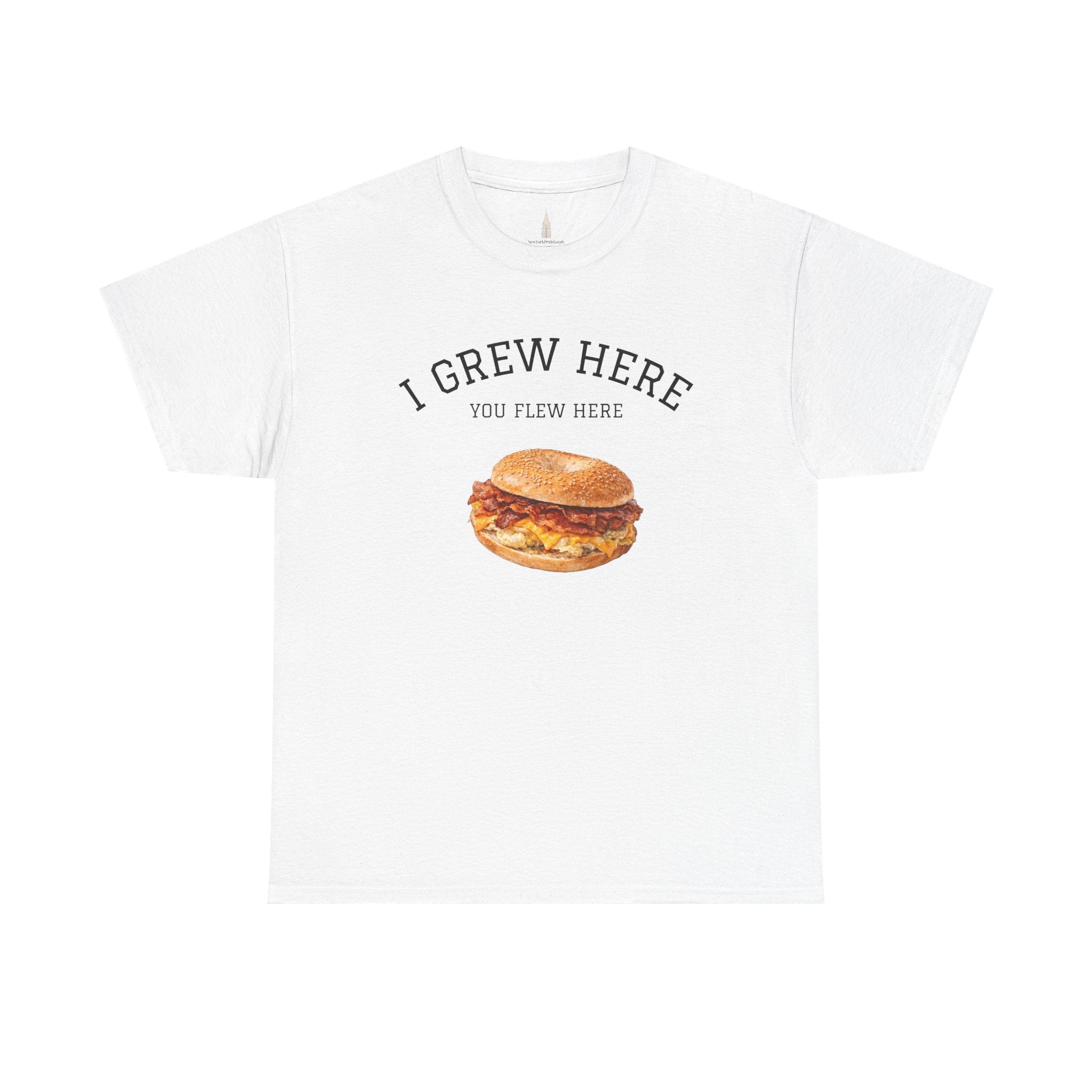 Bacon Egg and Cheese T-Shirt | I Grew Here You Flew Here New York City Bodega Food Tee