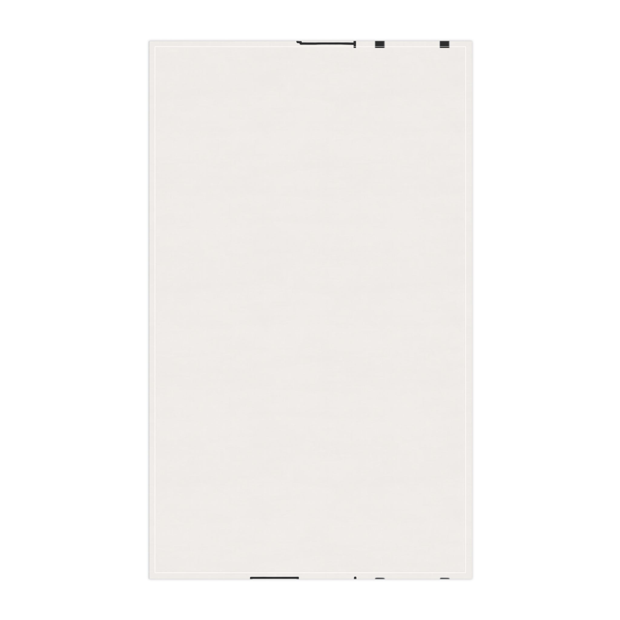 NYC Manhattan Skyline Tea Towel — Minimal Black & White New York City Skyline Kitchen Linen