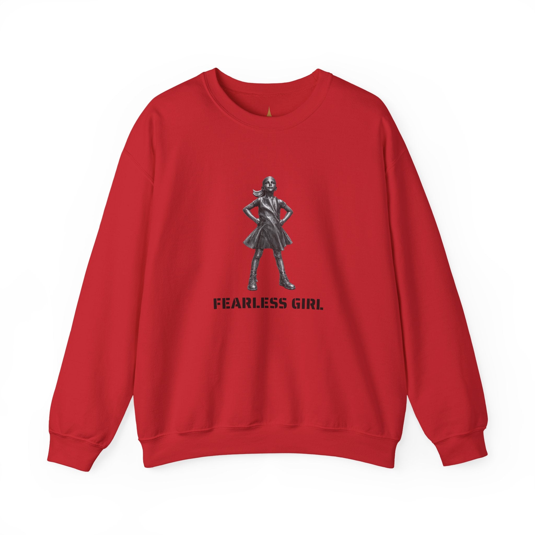 Fearless Girl Statue graphic Sweatshirt | NYC Empowerment, Feminist Design Sweater