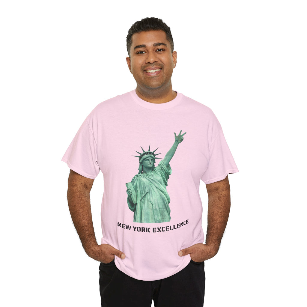 New York Excellence Three Points T-Shirt | Statue of Liberty Jalen Brunson NYC Basketball Tee