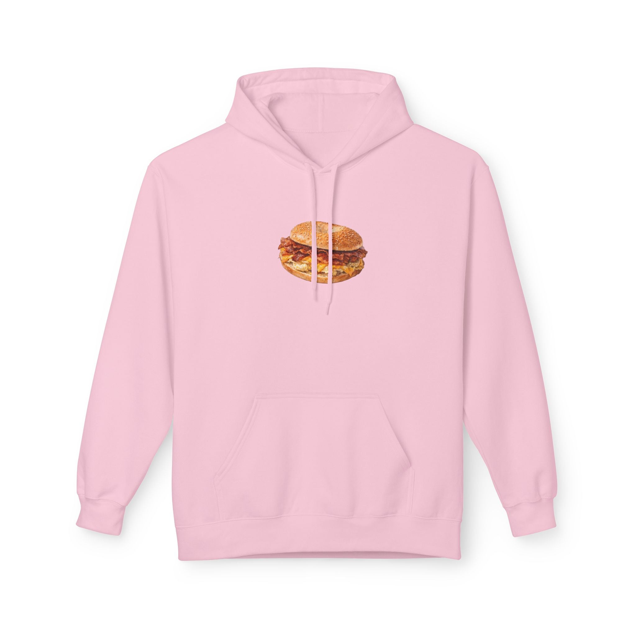 NYC Bacon Egg and Cheese Hoodie — New York Sandwich Hooded Pullover Sweatshirt