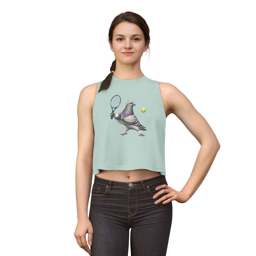 Forest Hills NYC Pigeon Crop Top — Tennis Bird Lovers Crop Top