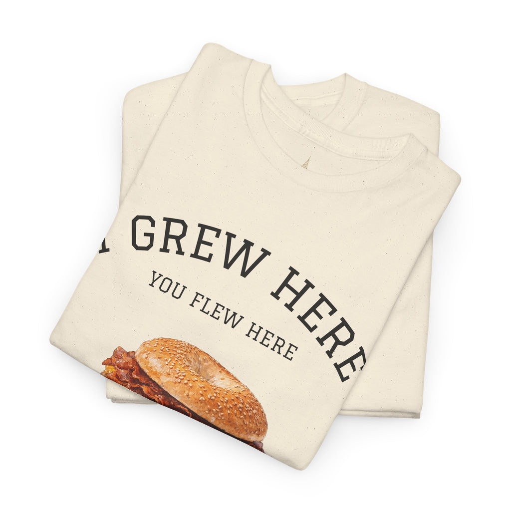 Bacon Egg and Cheese T-Shirt | I Grew Here You Flew Here New York City Bodega Food Tee