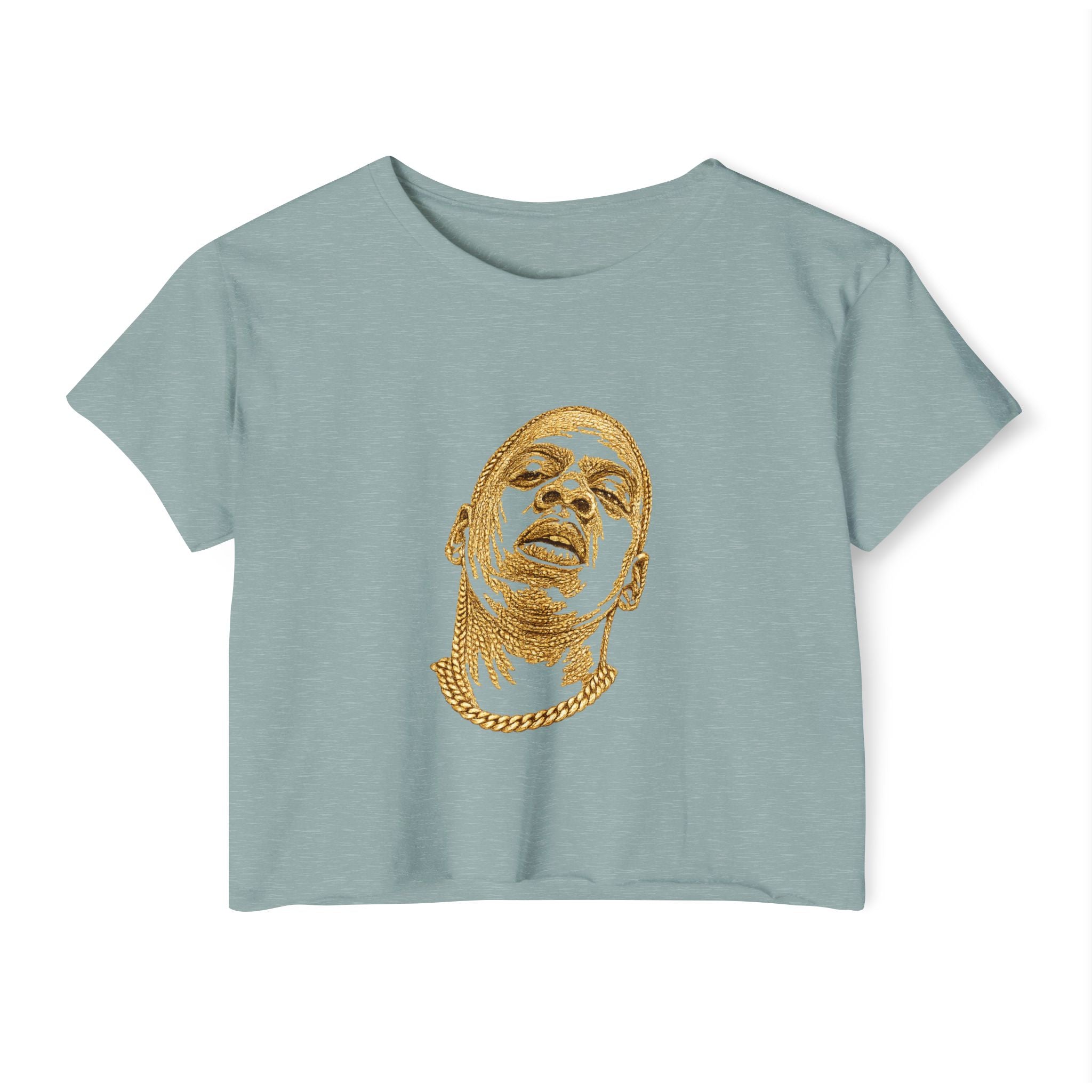Gold Chain Jay Z Crop Top T-shirt   Music Tee