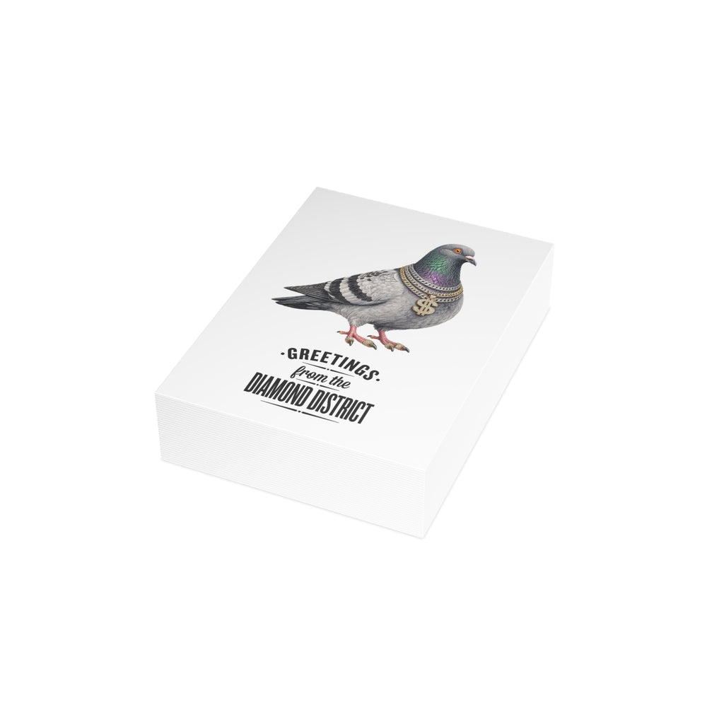 Diamond District NYC Pigeon Postcard Bundle (envelopes included)