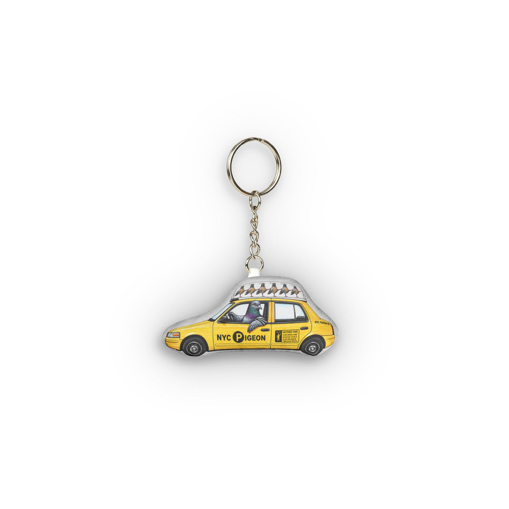 Jackson Heights NYC Pigeon Mini Plush Keychain | Bird Lovers Plushie Bag Charm