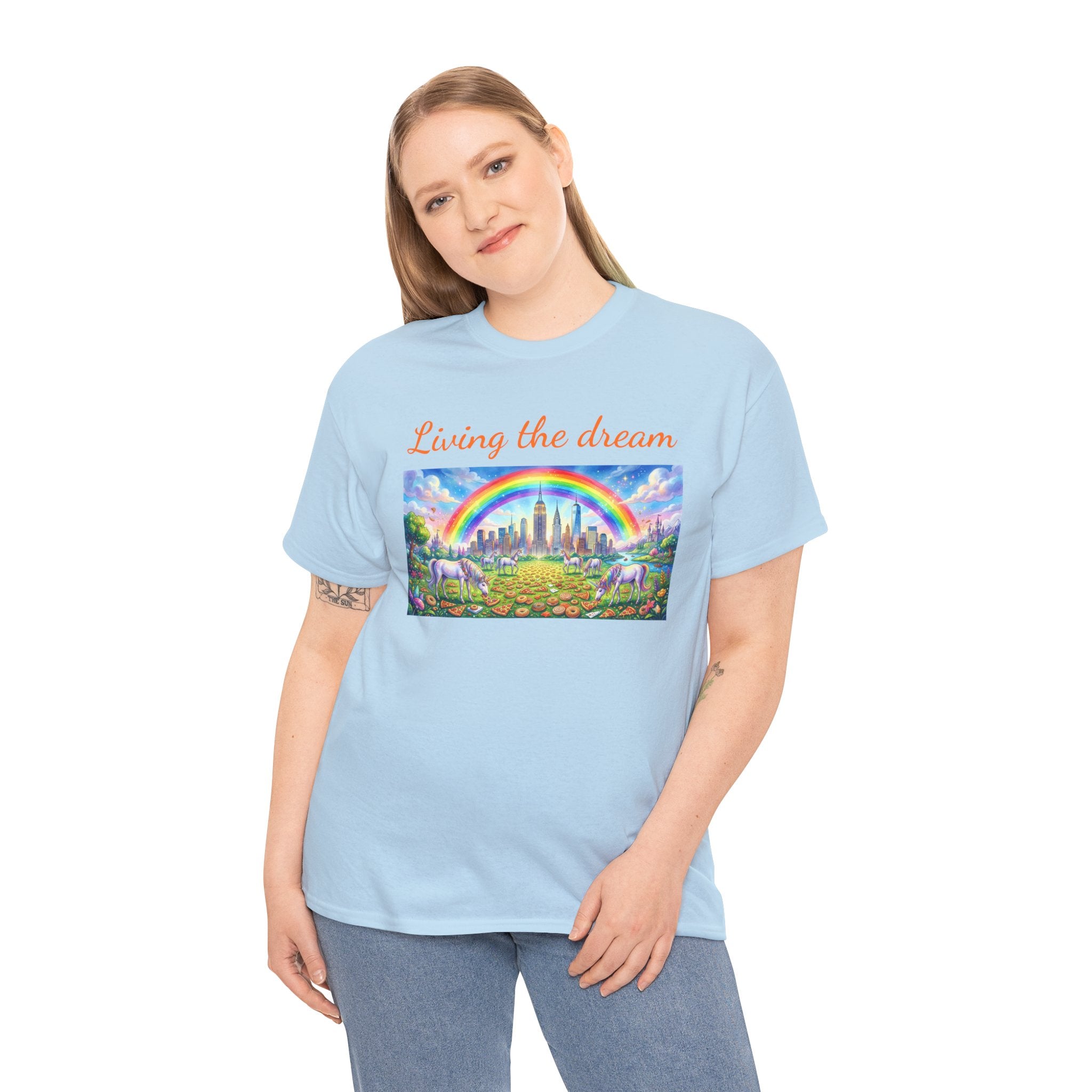 NYC Living The Dream T-Shirt | New York Is a Fairy Tale Tee