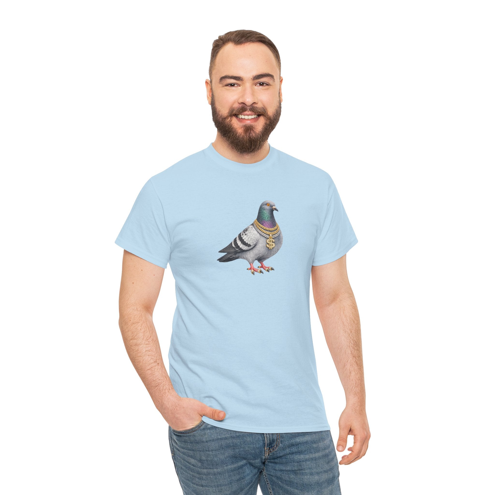 Customizable Diamond District NYC Pigeon T-Shirt | New York Jeweler Tee