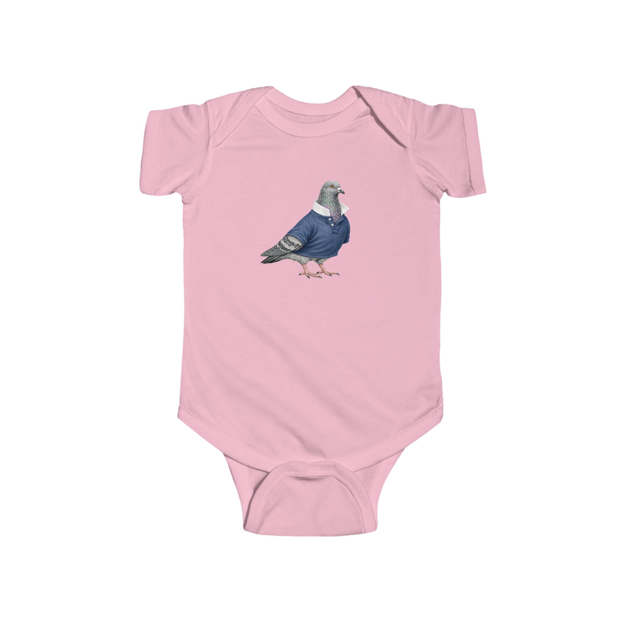 Customizable Upper East Side NYC Pigeon Baby Onesie | New Yorker Reveal Infant Bodysuit