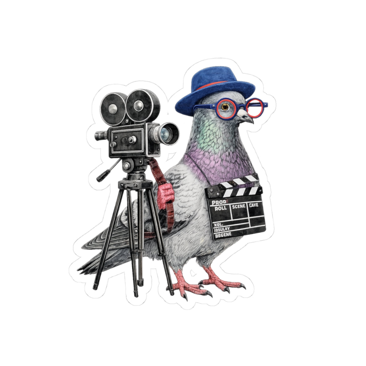 Tribeca NYC Pigeon 3" x 3" Sticker