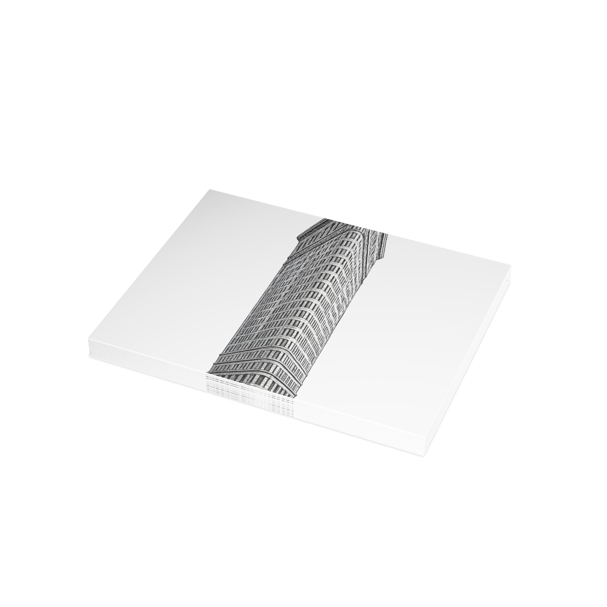 Flatiron Building Postcard Set —Architectural Sketch Postcard Bundle (with envelopes)
