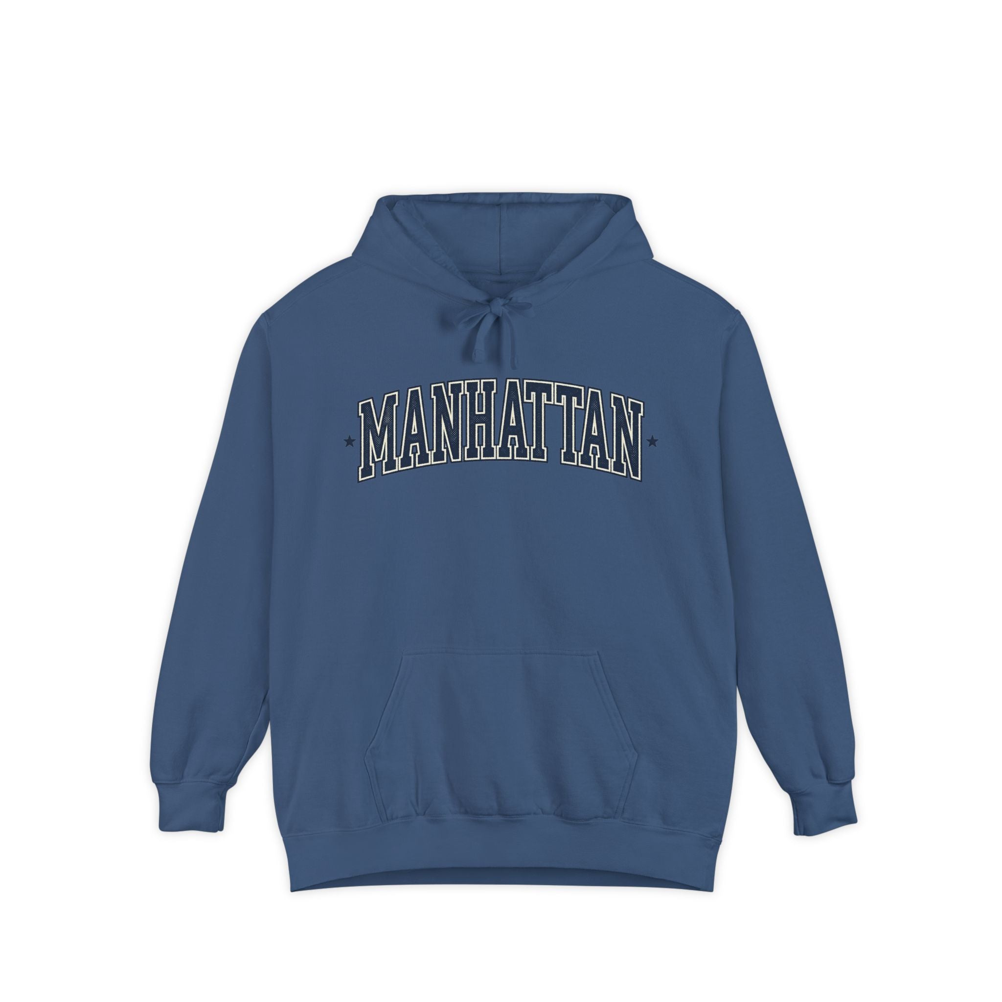 Manhattan Hoodie — Garment-Dyed Pullover Hooded Sweater