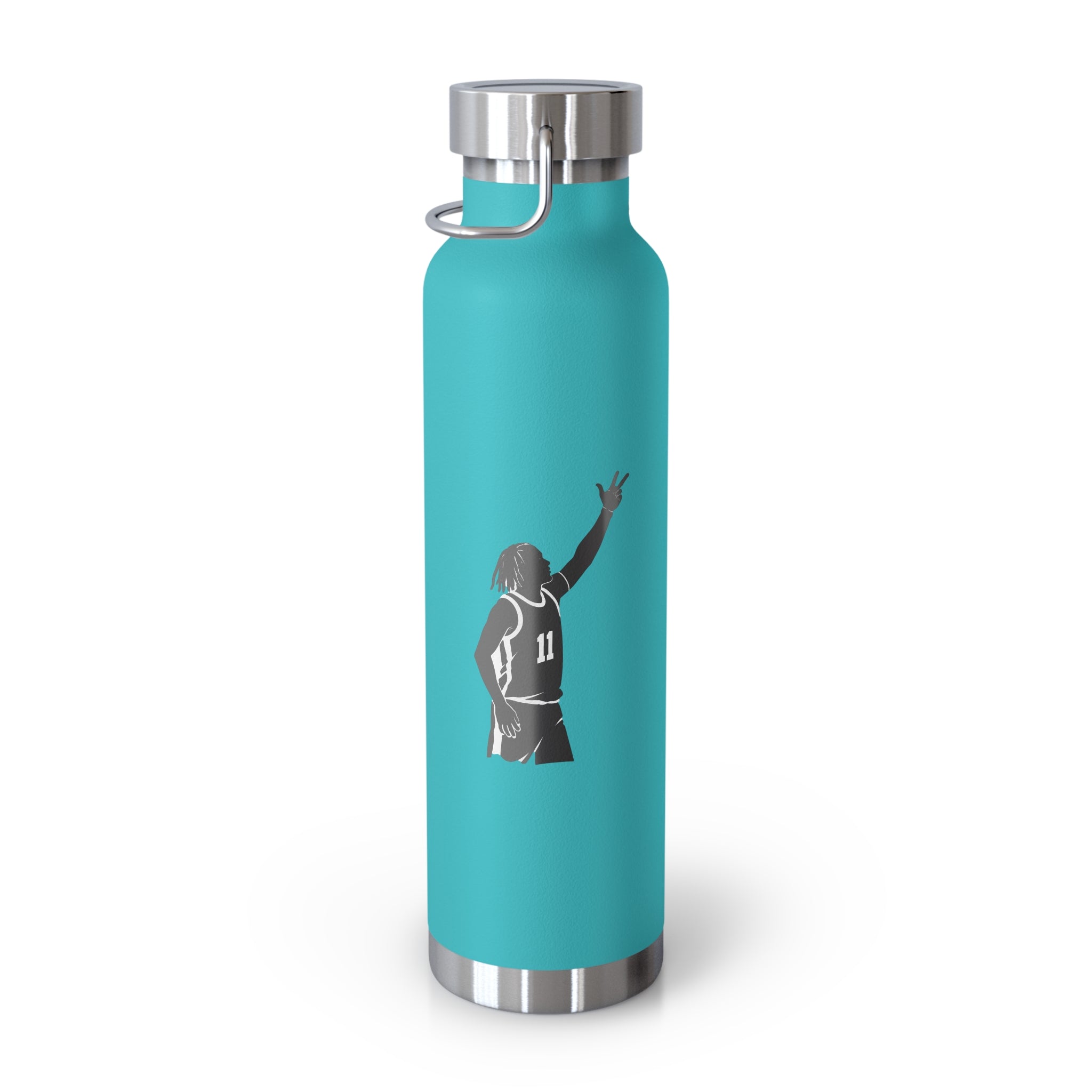 Customizable Jalen Brunson NYC 22oz Water Bottle | New York Basketball Fan Copper Vacuum Insulated
