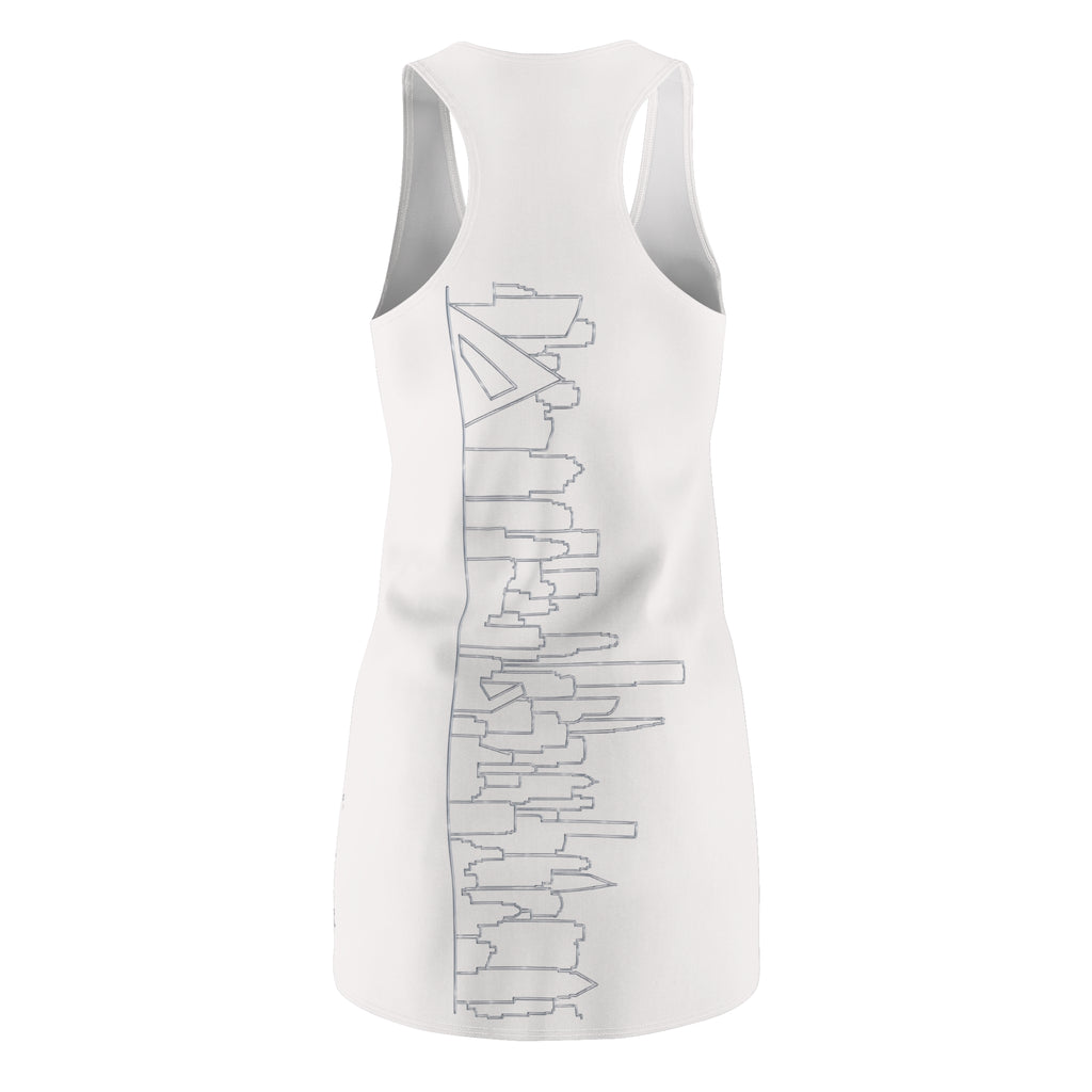 Manhattan Skyline Racerback Dress — View from Queens and New Jersey Dress