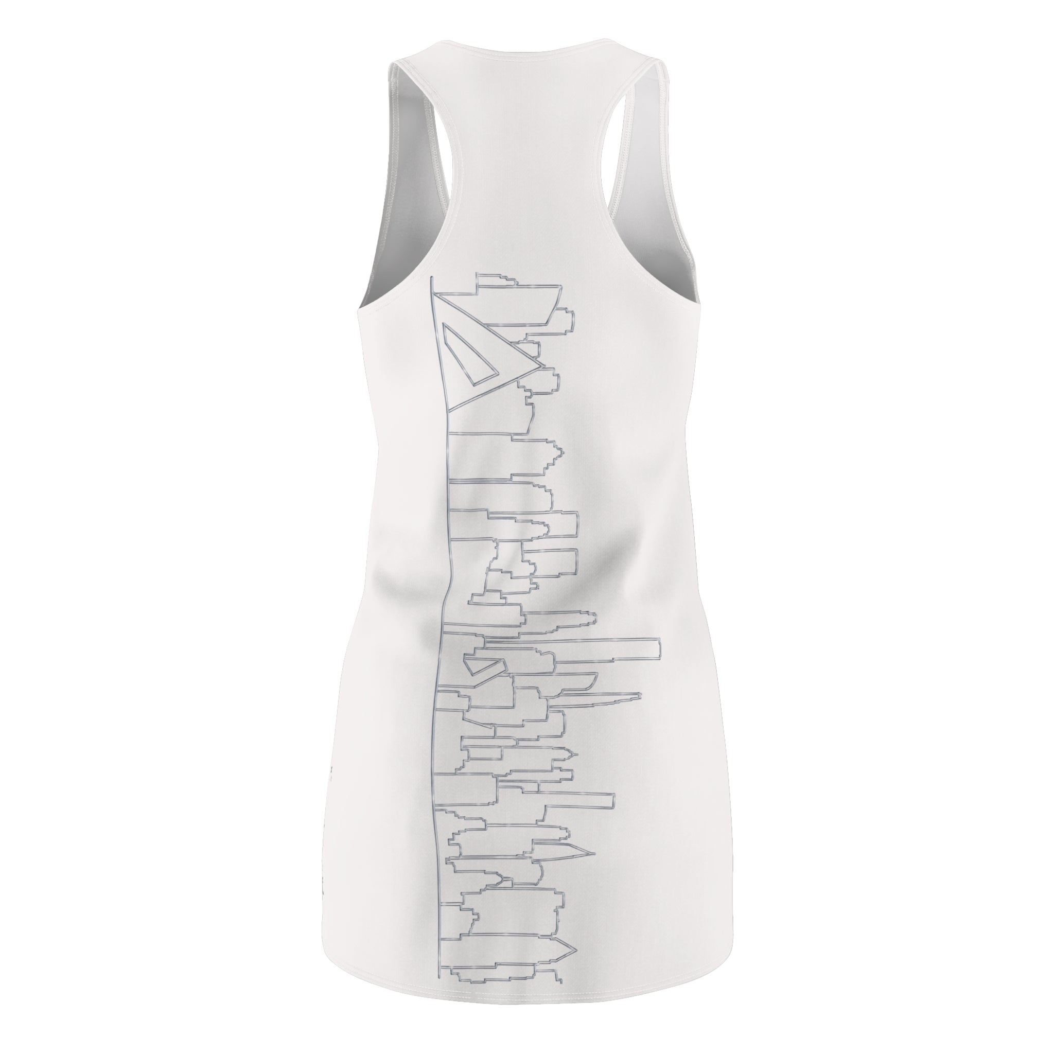 Manhattan Skyline Racerback Dress — View from Queens and New Jersey Dress
