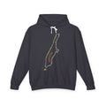 Manhattan Map Subway  Hoodie | New York Borough Outline Hooded Sweatshirt