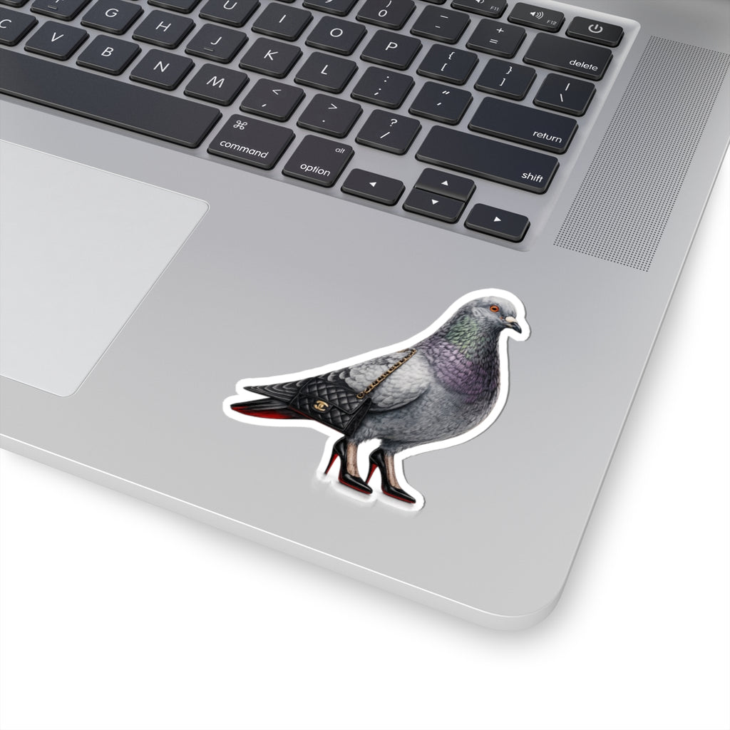 Meatpacking District NYC Pigeon 3" x 3" Sticker