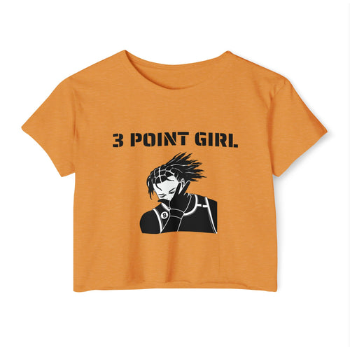 T-shirt court « 3 Point Girl » | Jalen Brunson, basketball de New York