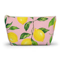 Little Italy Amalfi Pink and White with Lemon 2 Makeup Pouch —  T-Bottom Travel Bag