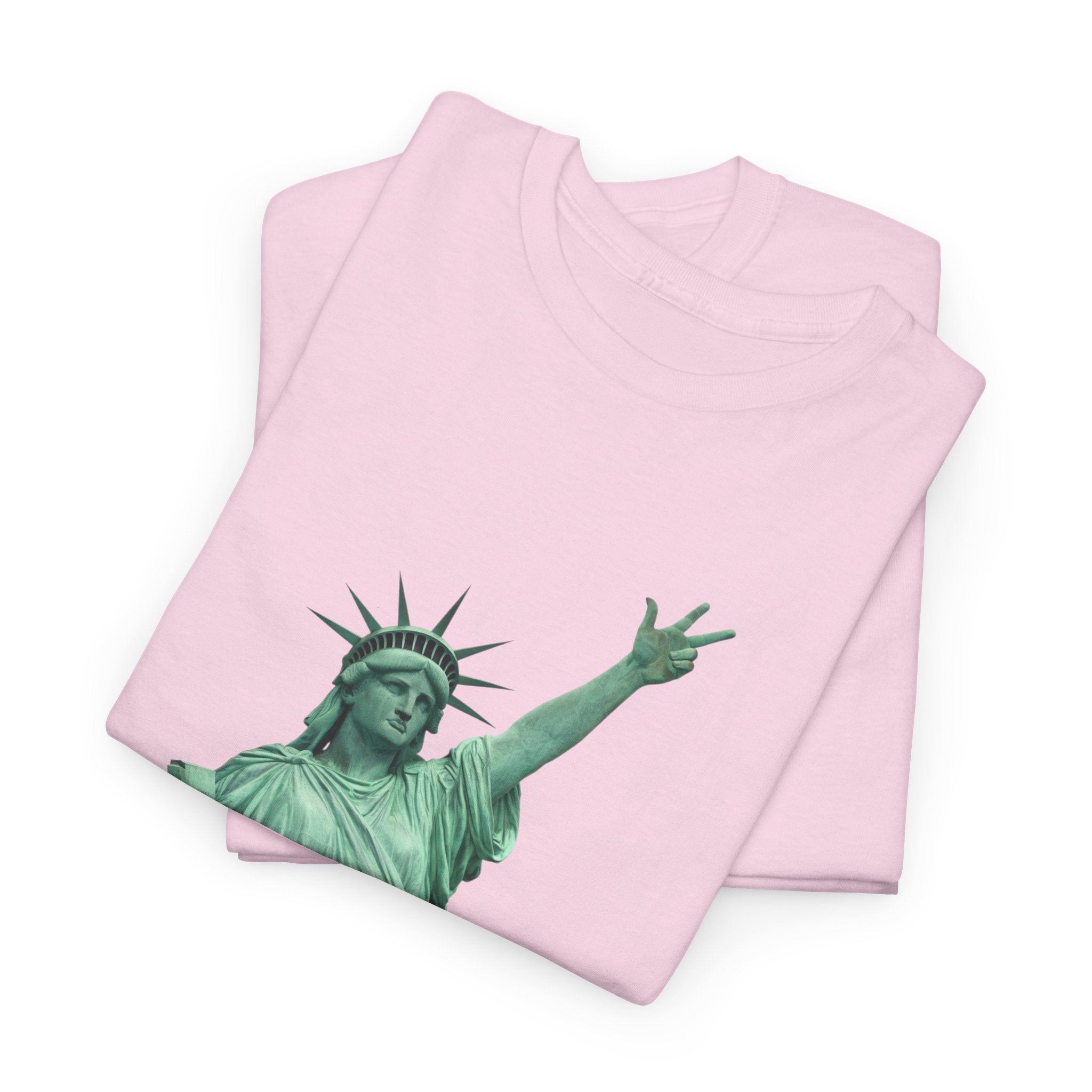 New Yorkers Love To Travel Statue of Liberty Three Points T-Shirt | NYC Jalen Brunson Basketball 3 Point Shot Tee