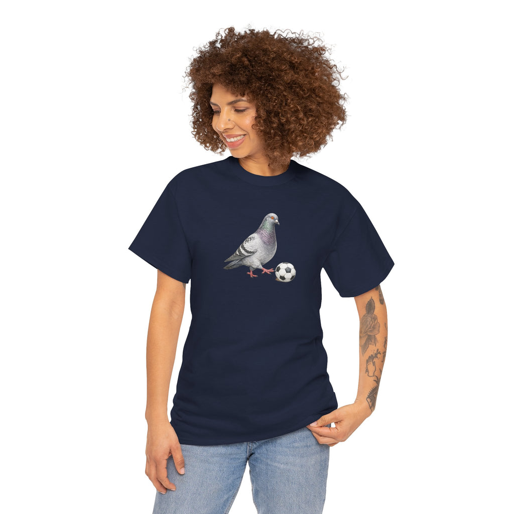 Customizable Corona NYC Pigeon Soccer T-Shirt | Soccer Player Tee