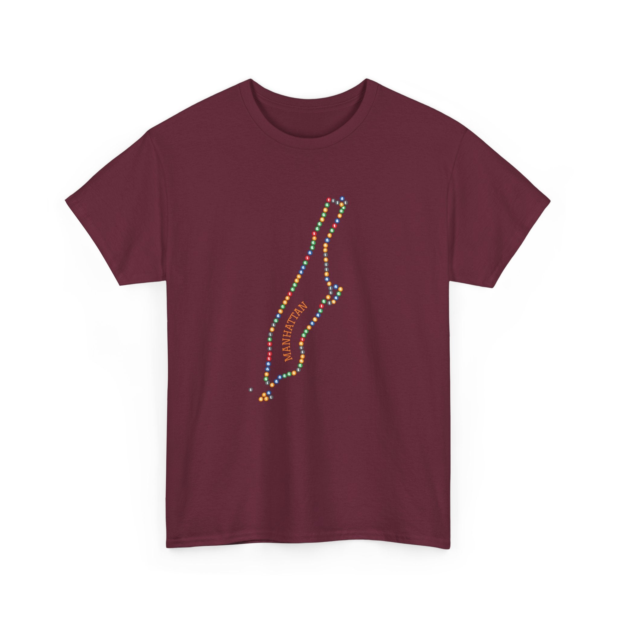 Manhattan Map T-Shirt | Subway Signs Tee