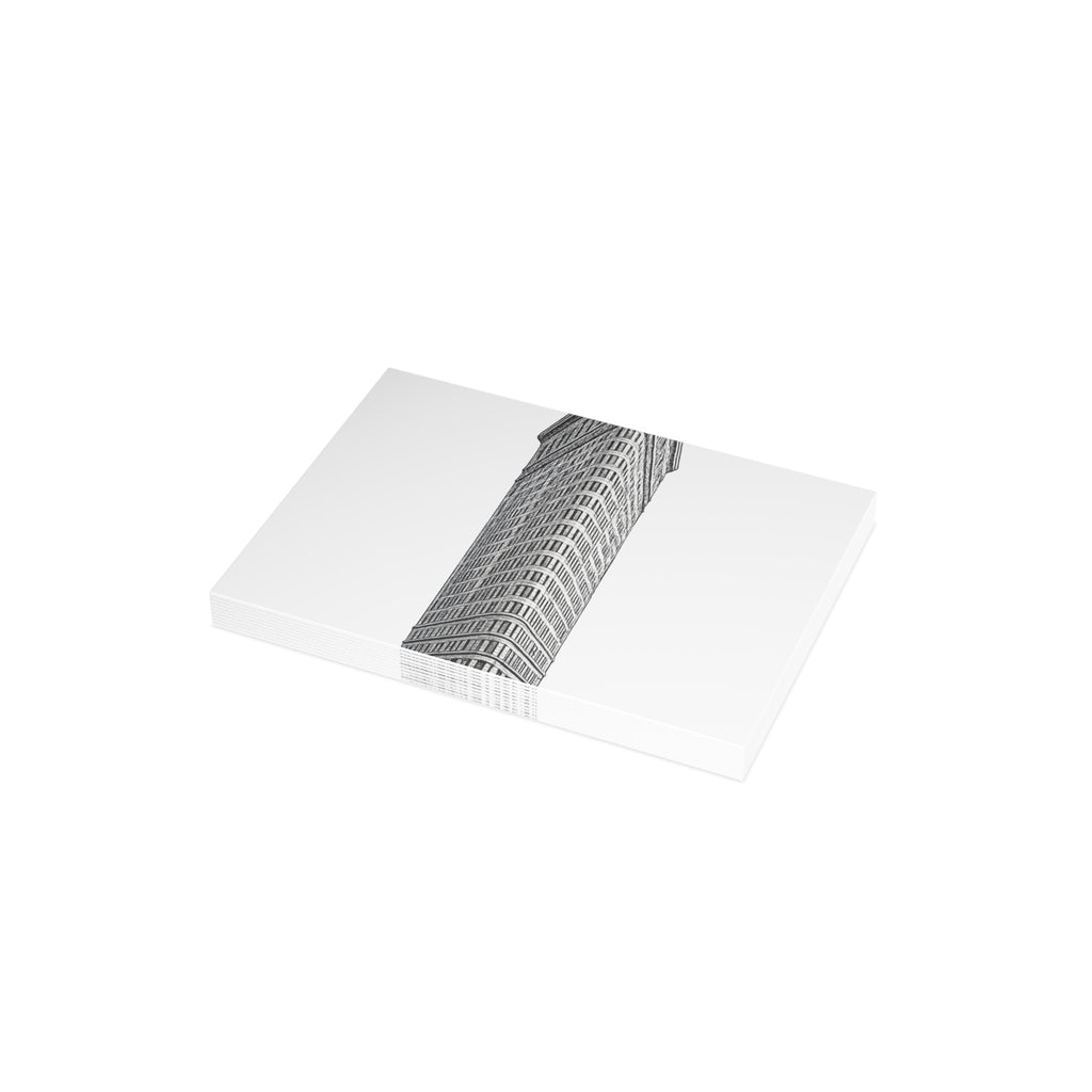 Flatiron Building Postcard Set —Architectural Sketch Postcard Bundle (with envelopes)