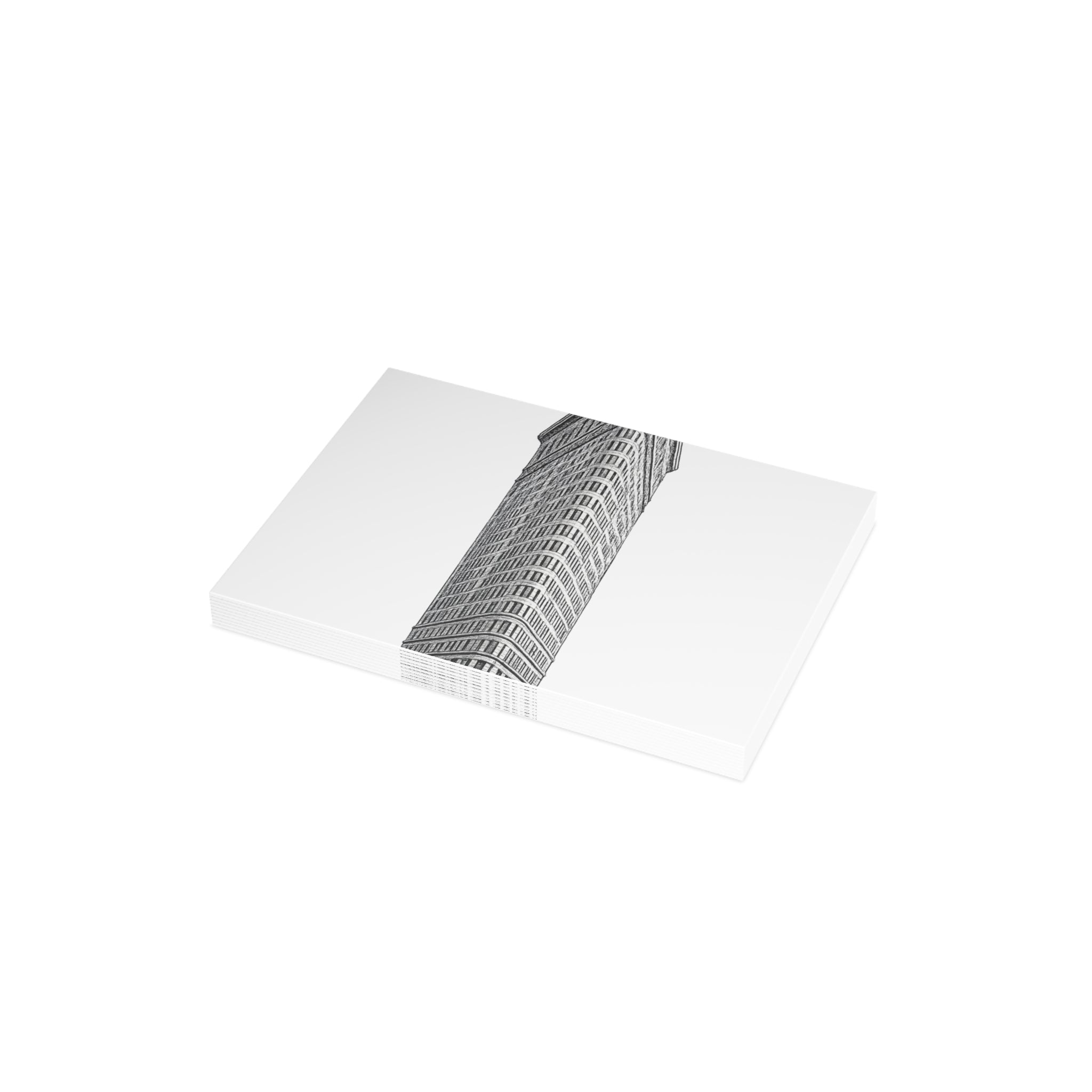 Flatiron Building Postcard Set —Architectural Sketch Postcard Bundle (with envelopes)