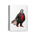 Customizable Bay Ridge NYC Pigeon Spiral Journal | Brooklyn Saturday Night Fever Bird Lovers Notebook