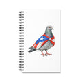 Customizable East Harlem NYC Pigeon Spiral Journal | Puerto Rico Boricua Bird Lovers Notebook